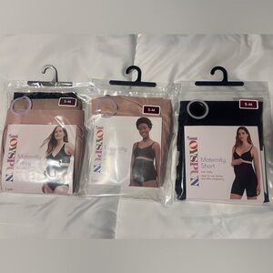 NWT - TWO- 3 Pack Maternity Panties (S-M) & Maternity Short